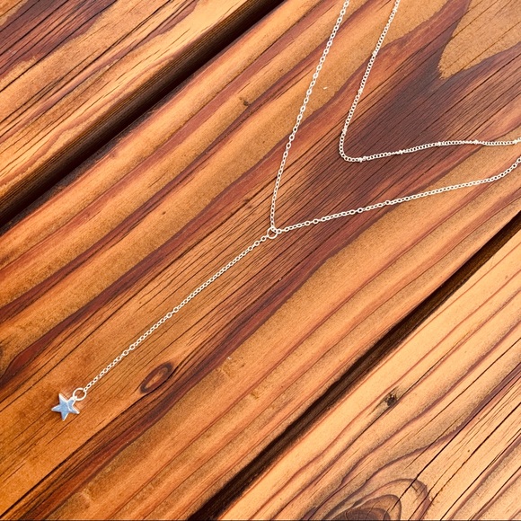 GOLD Aria Star Light Layered Necklace - Picture 2 of 5